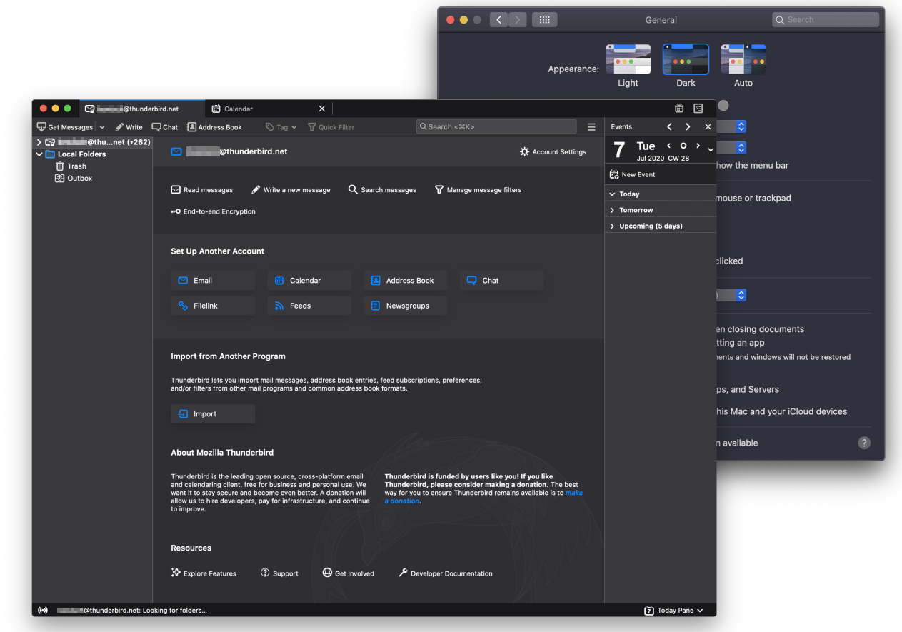 Thunderbird Dark Mode