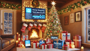 Aomei's Festive Giveaway: $1,453 Worth of Software Up for Grabs!